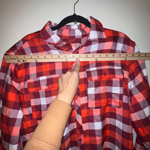 All In Motion Red & Black Checkered Long Sleeve Shirt‎ Size L - Picture 5 of 8